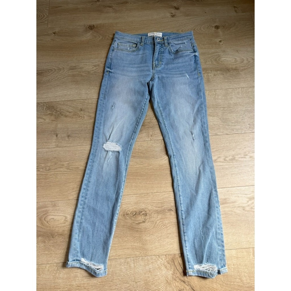 NWOT Womens Current Elliott distressed skinny‎ stretch jeans soft size 26x27